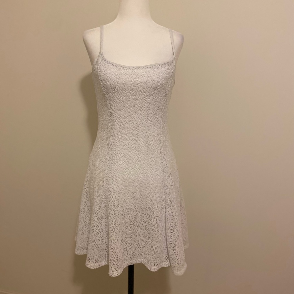 Garage white lace dress